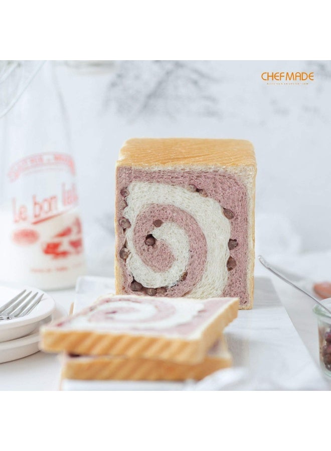 CHEFMADE WK9054c Non-Stick Corrugated Loaf Pan with Cover, 450g - Image 5