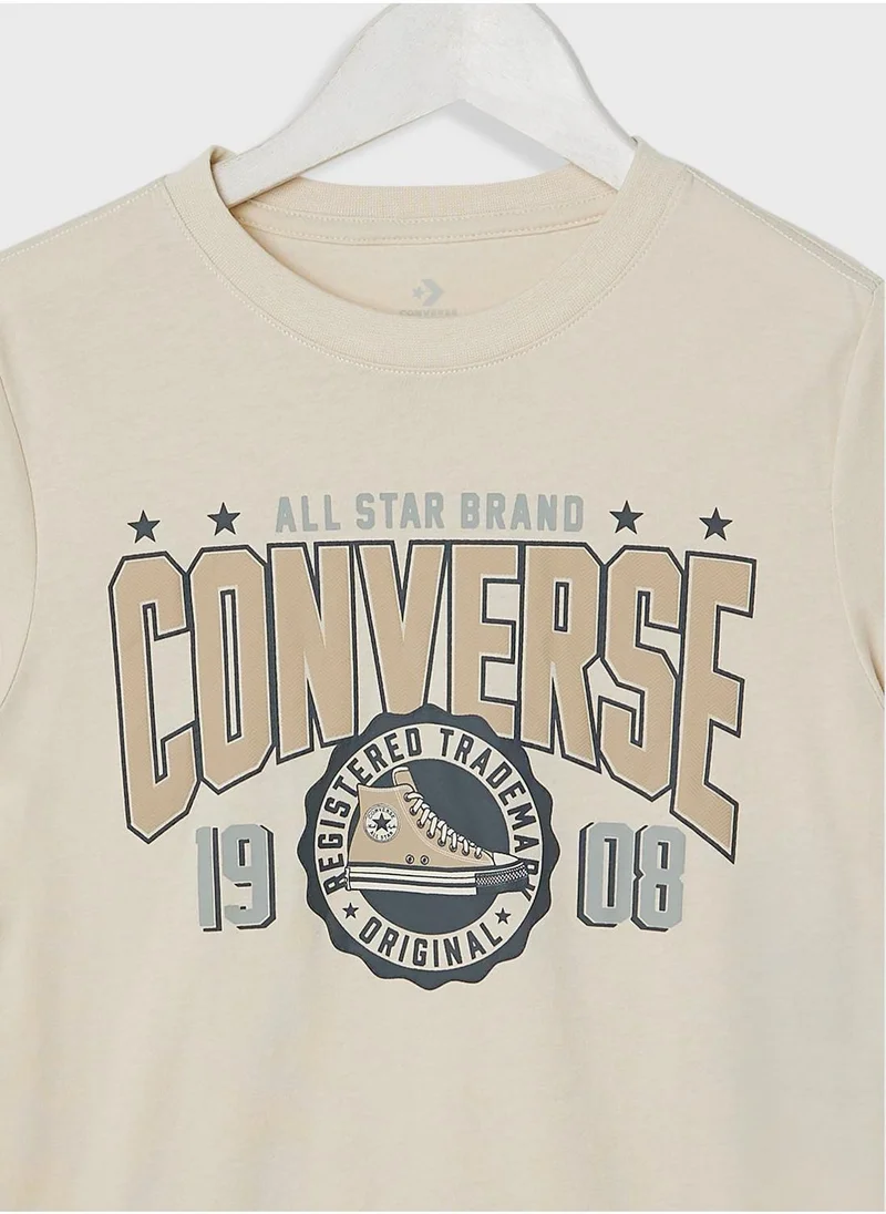 CONVERSE Youth Collegiate Crest T-Shirt