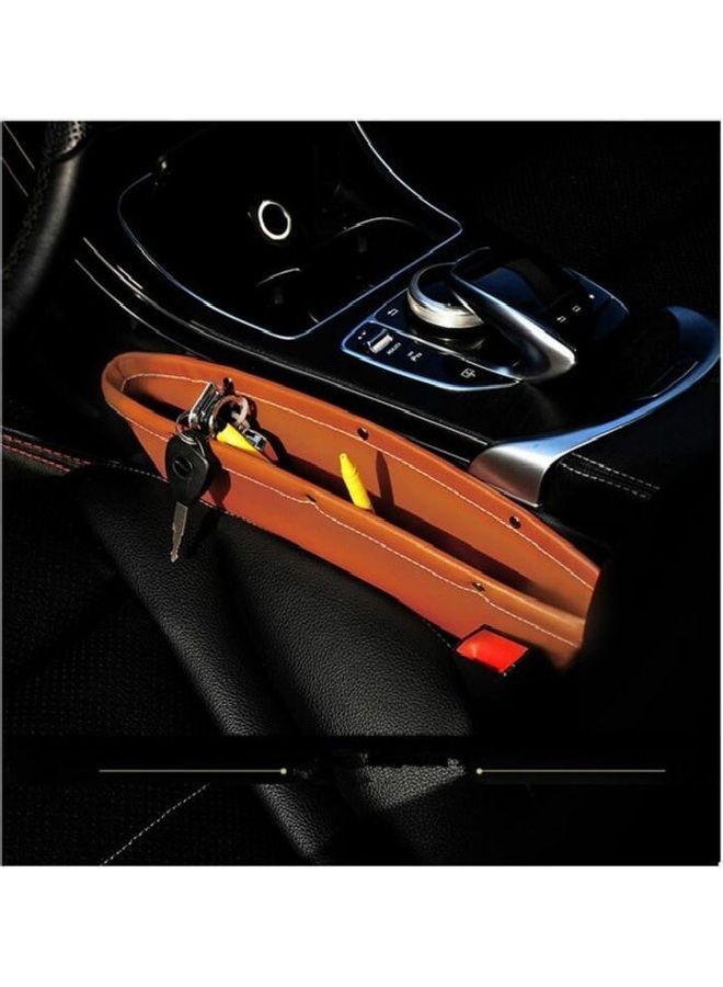 نيبمينينت جيب جلدي لفجوة المقعد للسيارة