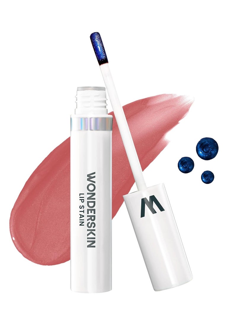 Wonderskin - Wonderskin Wonder Blading Lip Stain Peel Off Masque - Long Lasting, Waterproof and Transfer Proof Nude Lip Tint, Matte Finish Peel Off Lip Stain (Whimsical Masque) - Image 1