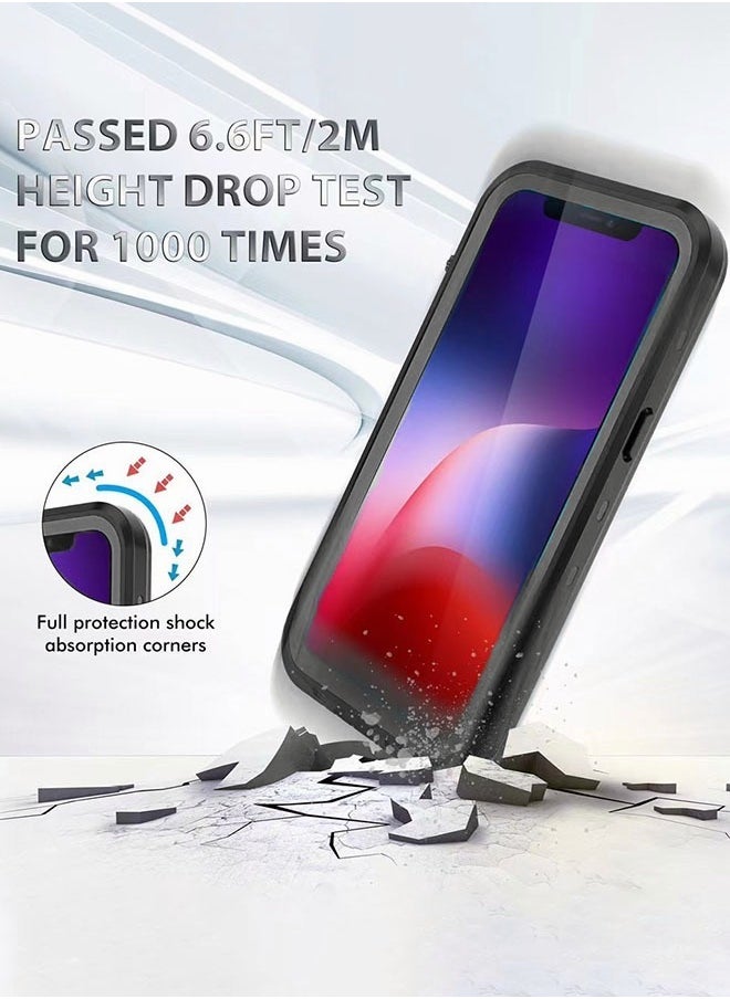 Motim iPhone 14 Plus Magnetic Case Waterproof Case, Full Protective Case with Screen Protector, Heavy Duty Protective Shockproof Hard Back Cover for iPhone 14 Plus  - Image 5