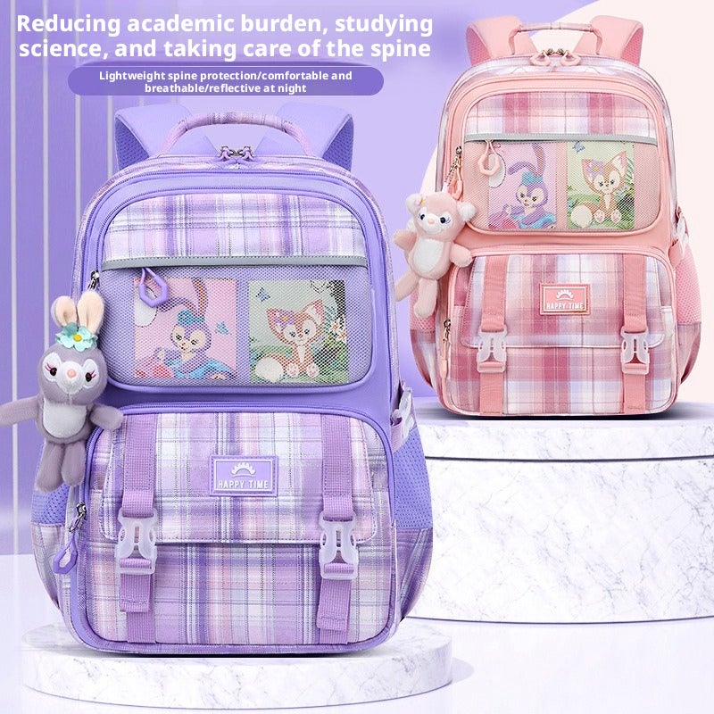Sesame Baby Kids Backpack for Girls, Cute Cartoon Design - Image 1