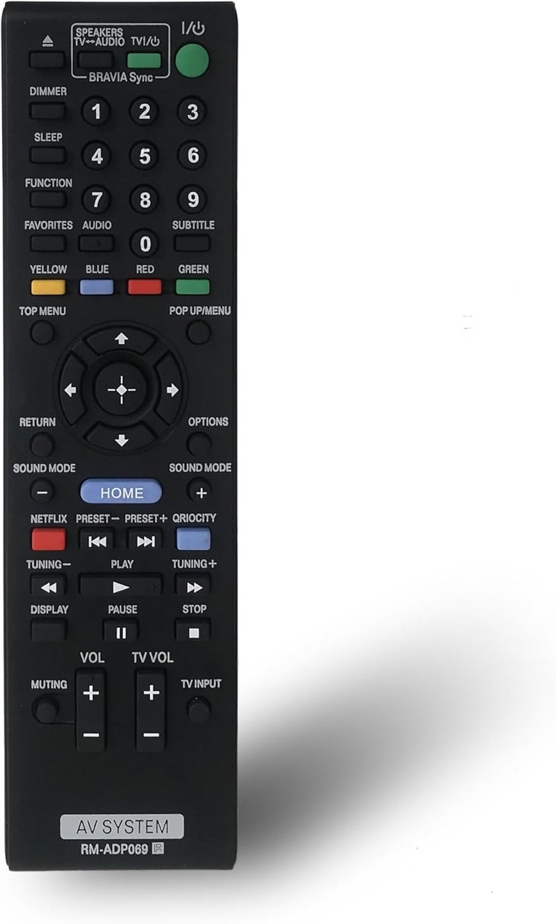 BOMAZ Replacement Remote Control for Sony AV System HBD-F7 BDV-N590 BDV-E3100/C BDV-E4100 BDV-E6100 BDV-E780W - Image 1