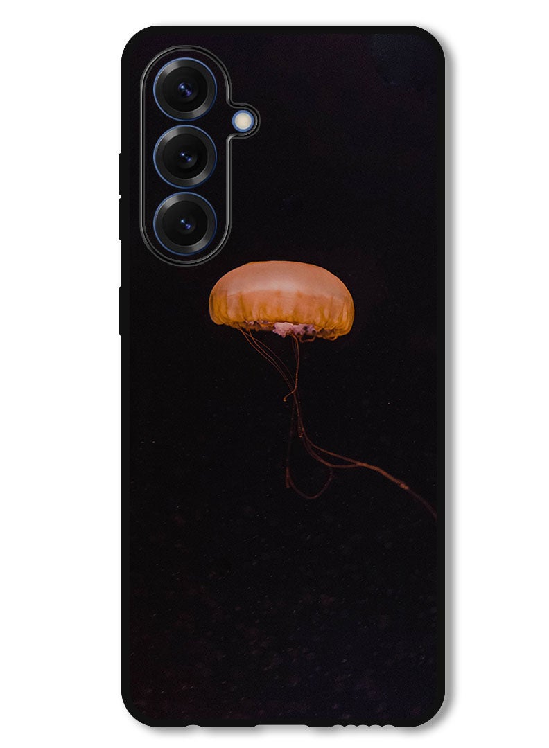 Theodor Protective Case Anti Scratch Shock Proof Bumper Cover For Samsung Galaxy S25 jellyfish_yellow_underwater_world - Image 1