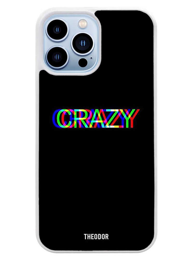 Theodor Protective Case Cover For APPLE IPHONE 14 Pro Max Crazy 3d(White Bumper) - Image 1