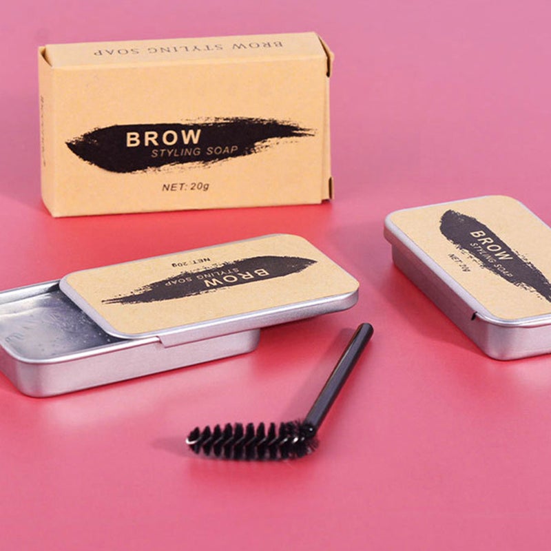 2 Sets Eyebrow Soap with Brows Styling Soap Wild Eyebrow Styling - Image 4