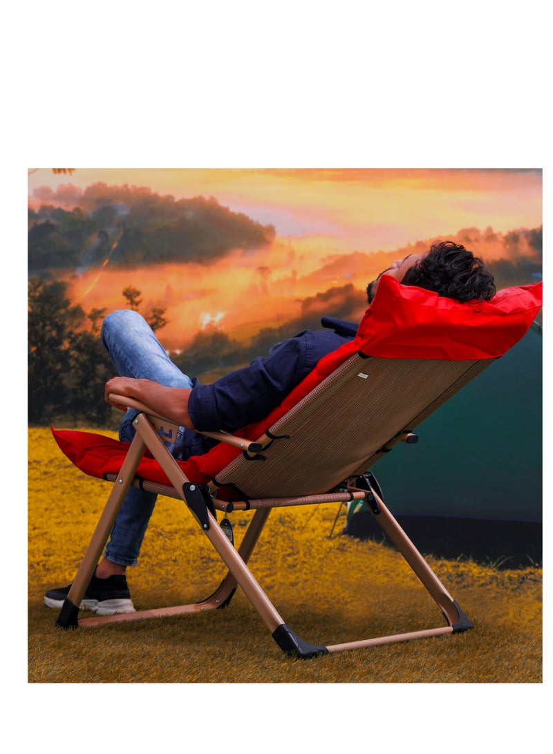 Royalford Camping Chair, Lightweight Campsite Portable Chair, RF10344 | Perfect for Camping, Festivals, Garden, Caravan Trips, Fishing, Beach and BBQs - Image 2
