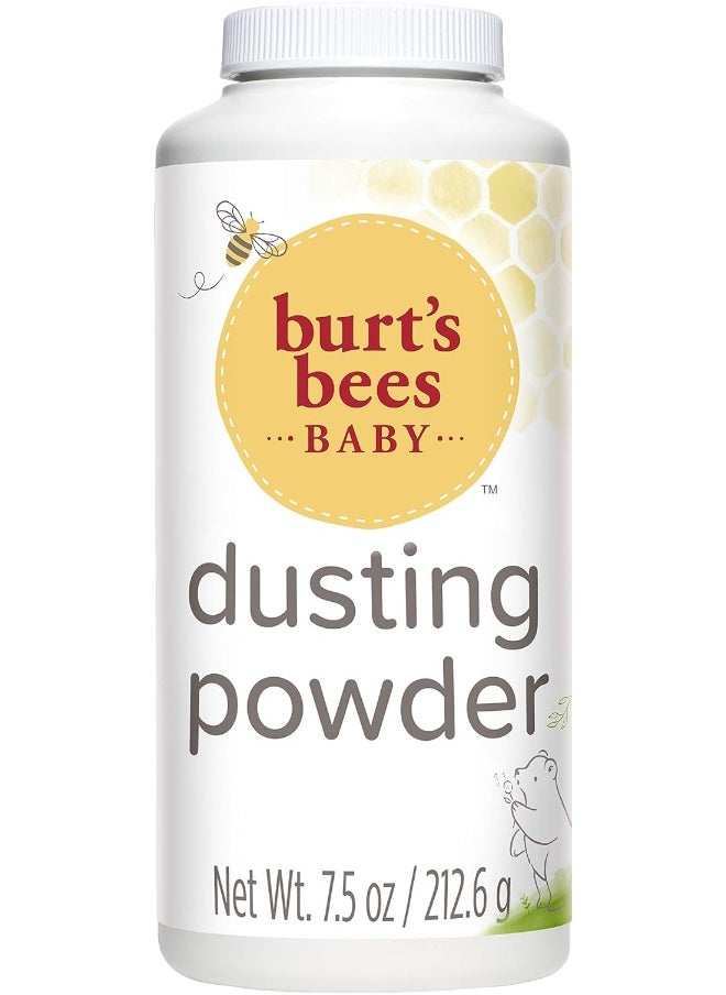 Burt's Bees Baby - Burt's Bees Baby 100% Natural Dusting Powder, Talc-Free Baby Powder - 7.5 Ounce Bottle (Pack of 3) - Image 1