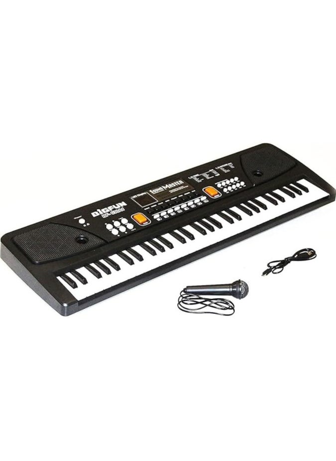 BIGFUN Digifun 61-Key Electronic Piano with Microphone: Start Your Child's Pro Musical Journey!  - Image 2
