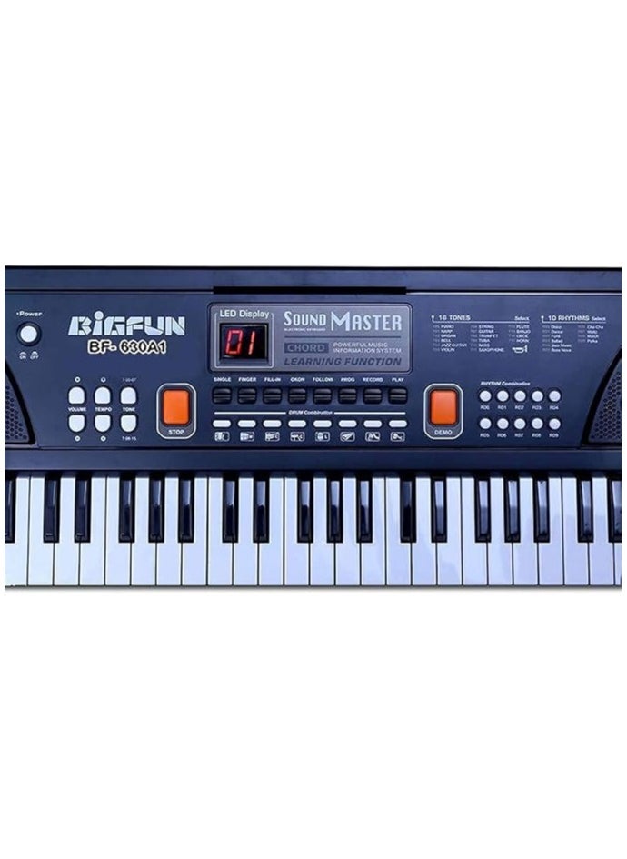 BIGFUN Digifun 61-Key Electronic Piano with Microphone: Start Your Child's Pro Musical Journey!  - Image 3
