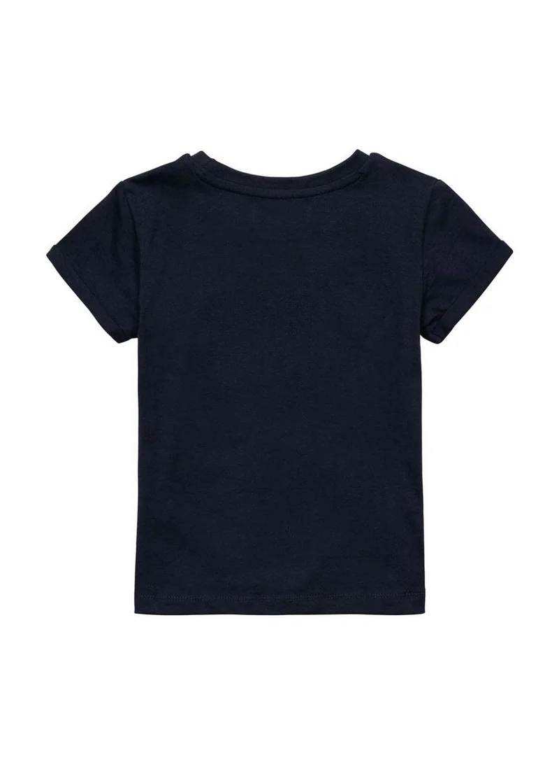 MINOTI Teen Boys Fashionable T-Shirt With Roll Up Sleeves