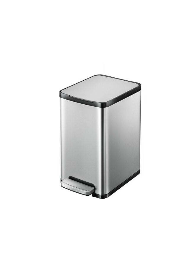 DANUBE HOME EKO 5L Edison Slim Step Bin – Space-Saving Stainless Steel Pedal Trash Can with Soft Close Lid for Kitchen, Bathroom, Office, Bedroom – Modern Waste Bin  - Image 2