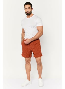 Jack Jones Men Textured Basic Short, Brown  - Image 2