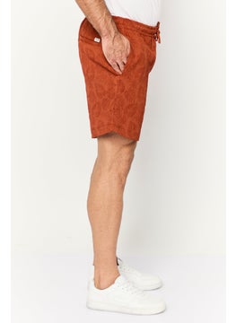 Jack Jones Men Textured Basic Short, Brown  - Image 3