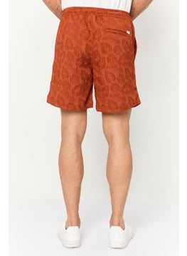 Jack Jones Men Textured Basic Short, Brown  - Image 4