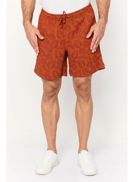 Jack Jones Men Textured Basic Short, Brown  - Image 1