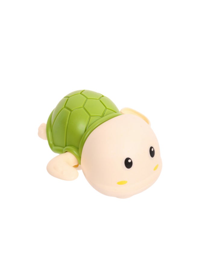 xozgdovg - Bath Toy Little Monkey Baby Duck Play Water Baby Boys And Girls Bath Swimming Toy-Color:Little Turtle Playing In Water Green (bag) Without Hood - Image 1