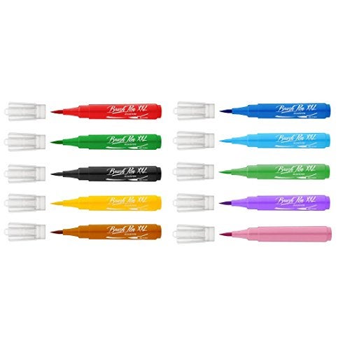 ICO Brushpen XXL - Tub of 10 Assorted Colours - Image 2