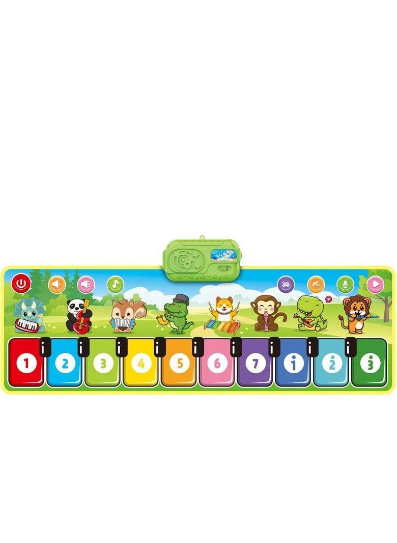 LIXADA Children's Music Blanket Piano Multifunctional Animal Music Parent-child Game Dancing Blanket  - Image 1