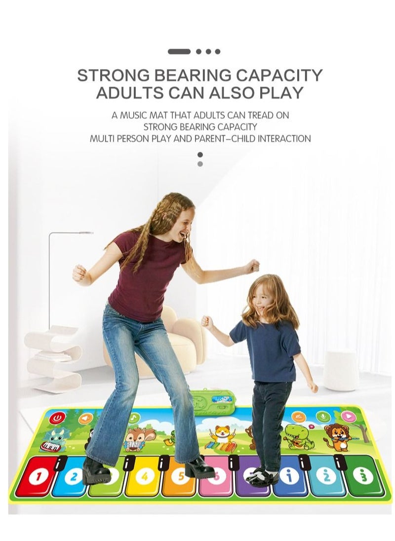LIXADA Children's Music Blanket Piano Multifunctional Animal Music Parent-child Game Dancing Blanket  - Image 2