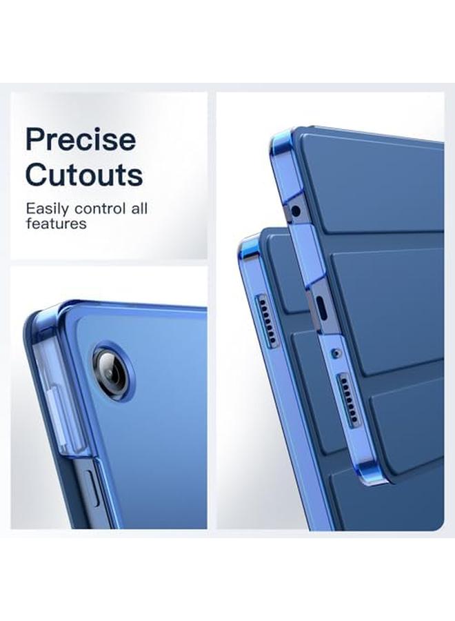 Jetech Case For Samsung Galaxy Tab A9 8.7 Inch 2023 Slim Translucent Back Tri Fold Folio Stand Protective Tablet Cover Navy - Image 4