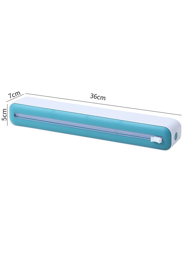 DIOTTI Magnetic Reusable Food Wrap Cutter – Aluminum Foil, Cling Film & Plastic Wrap Dispenser with Built-in Slide Cutter - Image 2