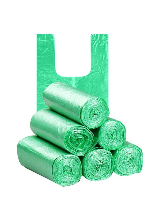 Generic - 100-Piece Thick Garbage Bag Green 22.00x3.00x12.00centimeter - Image 1