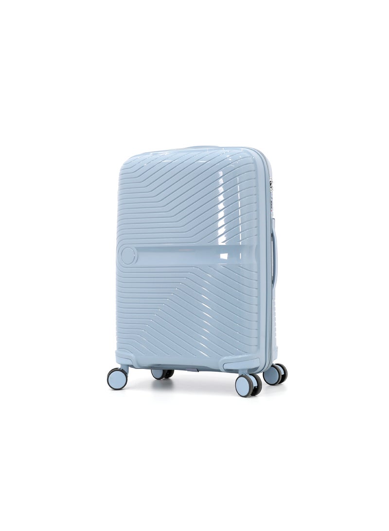 Fancl FANCL 3-Piece Hard-Side Polypropylene Luggage Set – Lightweight, Durable, Spinner Trolley with TSA Lock,Blue (BC-12"S-20",M-24",L-28",XL-32")  - Image 2