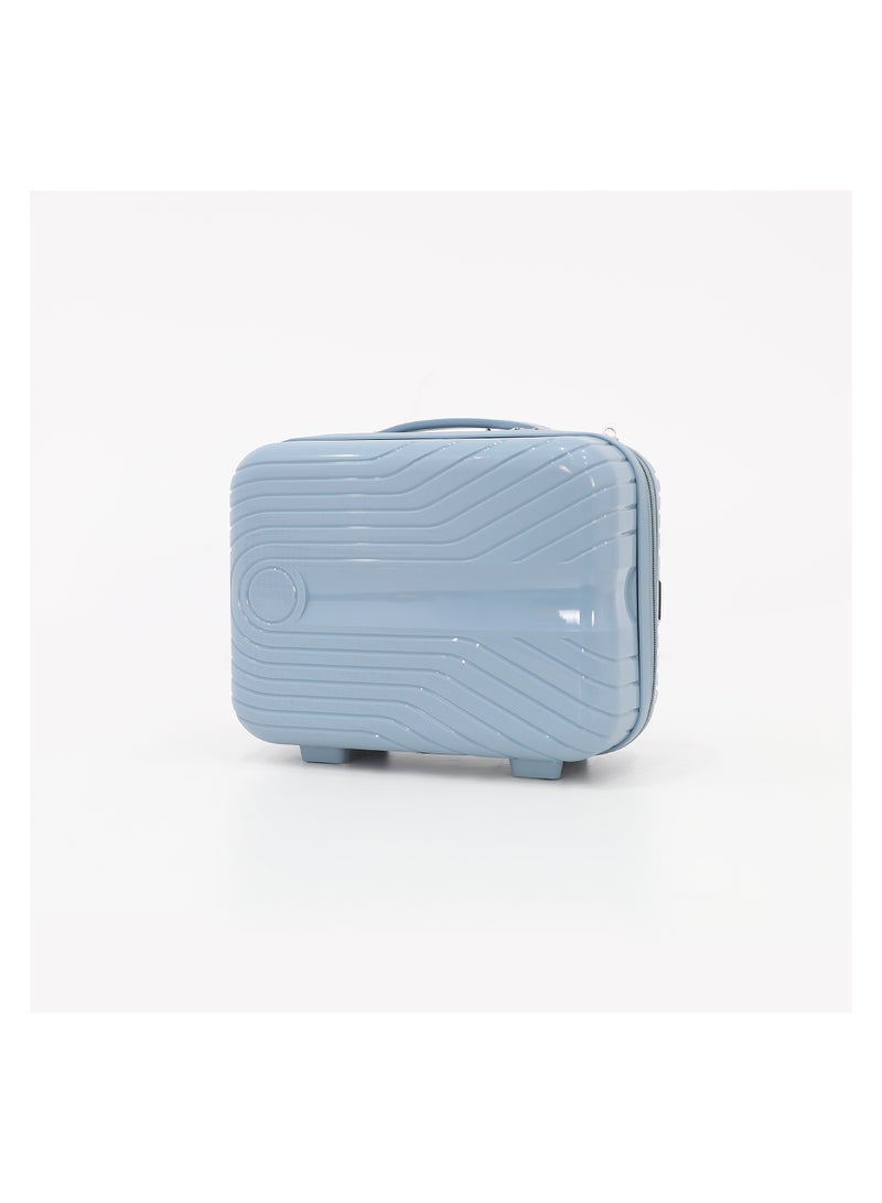 Fancl FANCL 3-Piece Hard-Side Polypropylene Luggage Set – Lightweight, Durable, Spinner Trolley with TSA Lock,Blue (BC-12"S-20",M-24",L-28",XL-32")  - Image 3
