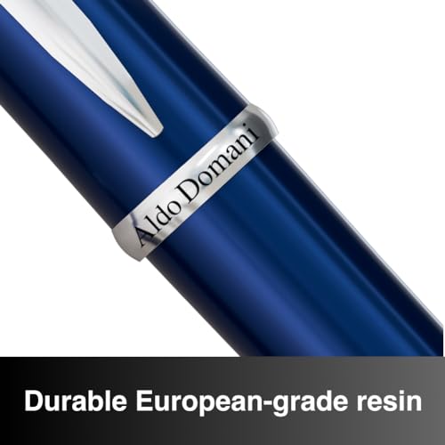 Monteverde USA Aldo Domani Rollerball Pen with Refill Gift Set (Blue) - Premium pen for Men & Women, Perfect for Office, Business, School, Gifts, Journaling, Autographs - Image 4