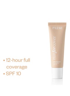 Paese Foundation 12h Longwear run for cover SPF 10 50N Natural  - Image 3