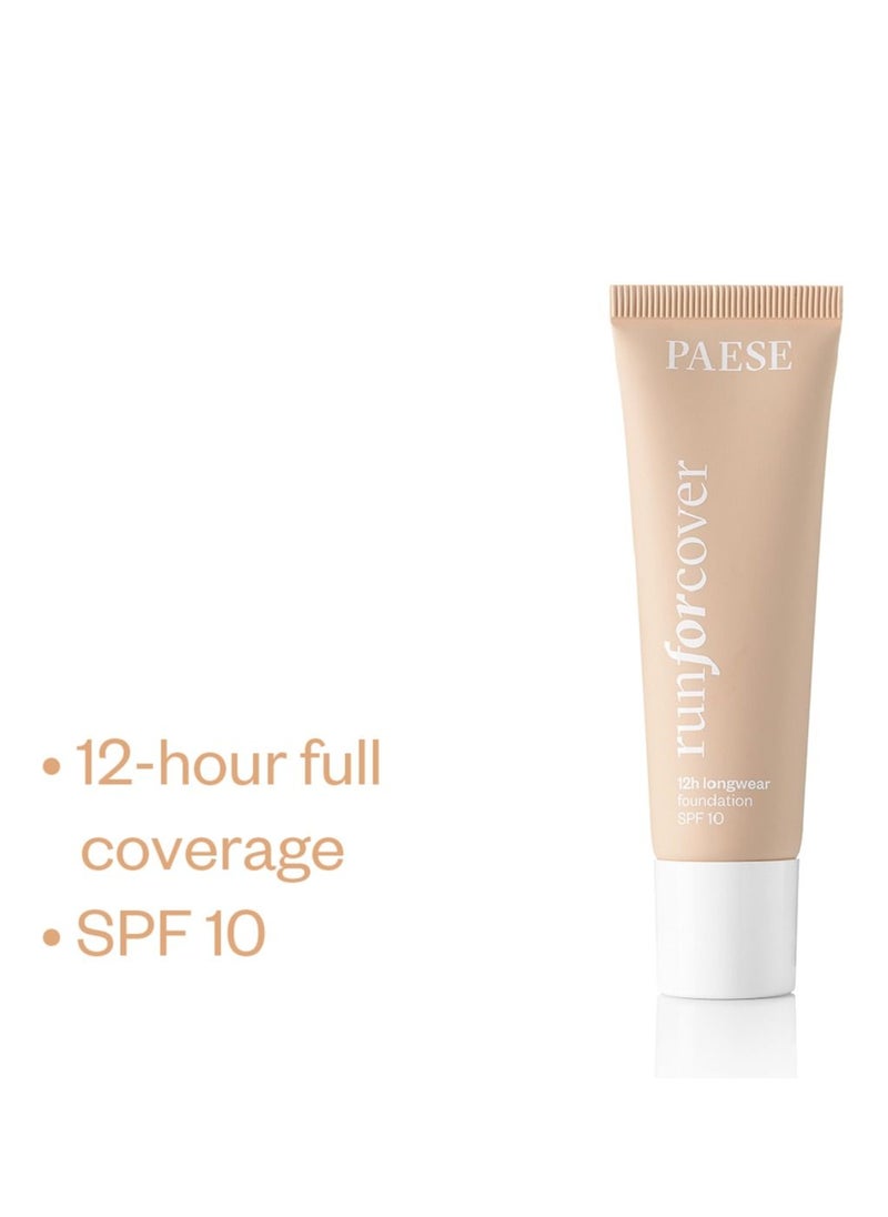 Paese Foundation 12h Longwear run for cover SPF 10 50N Natural  - Image 3