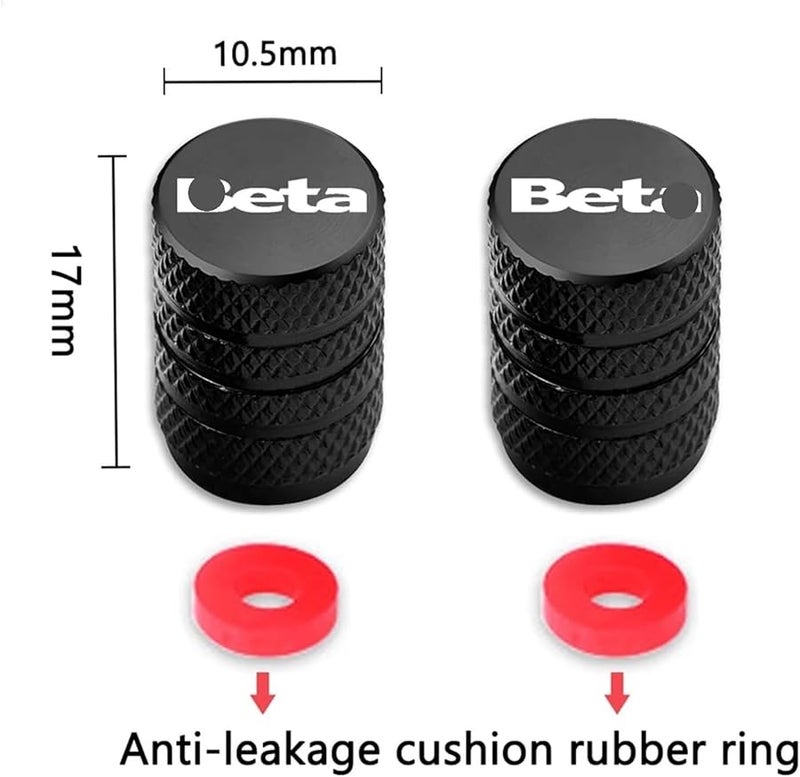 Blue Aluminum Motorcycle Tire Valve Caps Compatible with RR 125 200 350 390 430 450 480 2T 4T LC 50 Enduro Evo 250 300 80 Junior Senior - Image 4