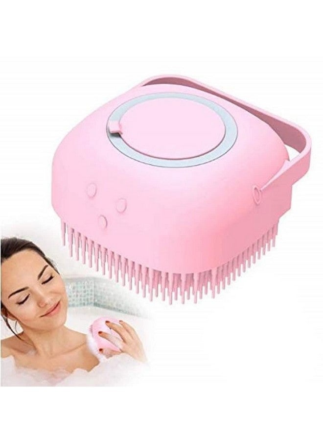 CHEAPERZONE Body Bath Brush, Silicone Soft Cleaning Bath Body Brush with Shampoo Dispenser - Skin Massage Brush Bath Bathroom Accessories [MULTICOLOUR-1 PCS] - Image 5