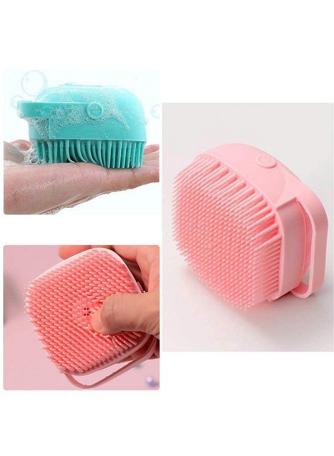 CHEAPERZONE Body Bath Brush, Silicone Soft Cleaning Bath Body Brush with Shampoo Dispenser - Skin Massage Brush Bath Bathroom Accessories [MULTICOLOUR-1 PCS] - Image 4
