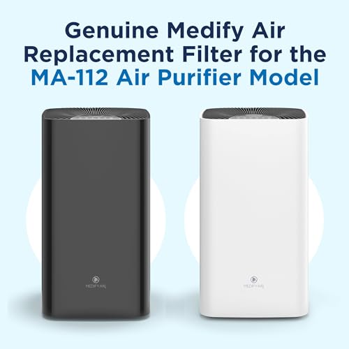 Medify Air Medify MA-112 Genuine Replacement Filter Set for Allergens, Smoke, Wildfires, Dust, Odors, Pollen, Pet Dander | 3 in 1 with Pre-filter, HEPA H13 and Activated Carbon | Removal to 0.1 Microns | 1-Pack - Image 2