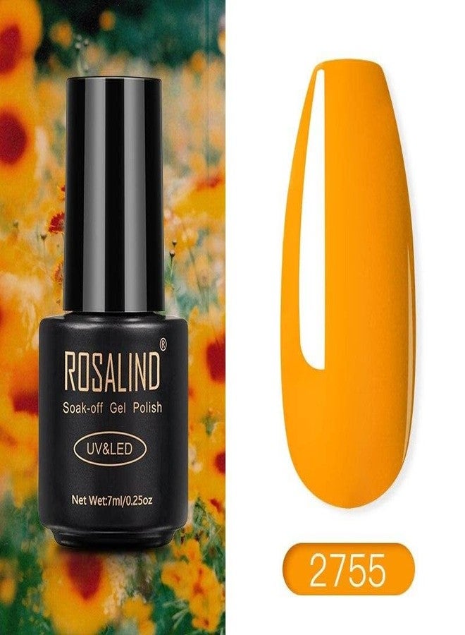 ROSALIND Gel Nail Polish UV LED Nail Polish Nail Manicure Long Lasting Nail Art Color Gel Need UV Lamp to Cure UV Gel Polish (7ml-2755) - Image 2