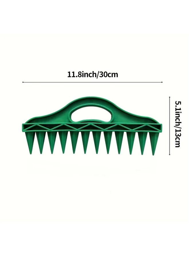 1 Piece Heavy Duty Hand Dibbler Manual Seed Planter 12 Hole Design Waterproof Durable Plastic Garden Tool - Image 4
