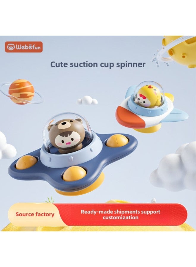 Baby Sucker Tun Le Young Children's Calming Sucker Finger Rotating Gyro Dining Chair Bathroom Water Play Toys-Color:Cartoon Spinner 【frog】 Bag - Image 2