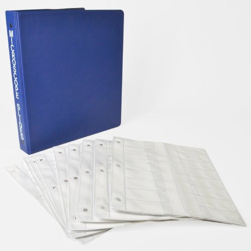 SP Scienceware SP Bel-Art View-Pack Microscope Slide Holder Ring Binder; 10 Pages 8½ x 10½ in., 160 Slide Capacity (F44170-0000) - Image 2