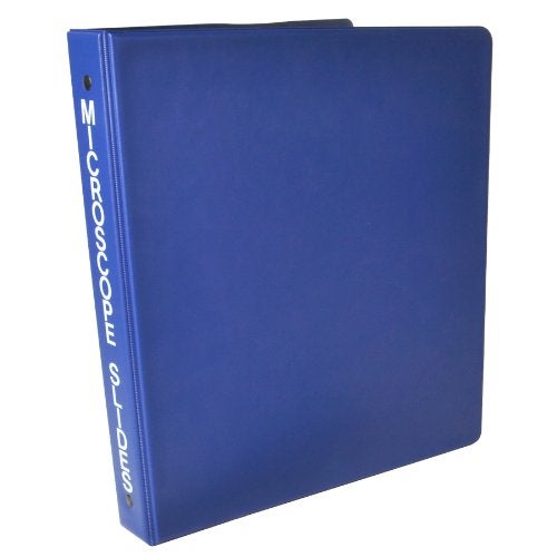 SP Scienceware SP Bel-Art View-Pack Microscope Slide Holder Ring Binder; 10 Pages 8½ x 10½ in., 160 Slide Capacity (F44170-0000) - Image 1