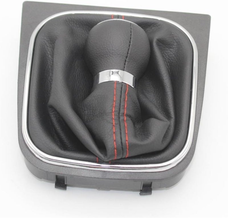 DEMULAX 5 Speed Gear Shift Knob with Leather Boot - Image 2