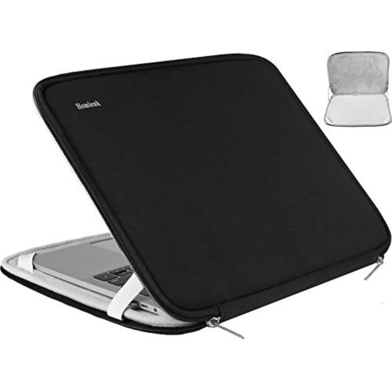 laptop sleeve 14 inch, Upgrade Durable Shockproof Protective Computer Cover Flip Case Briefcase Carrying Bag Compatible with 14"-15" HP, Lenovo, Asus, Acer, Notebook, Chromebook Computer, Black - Image 1