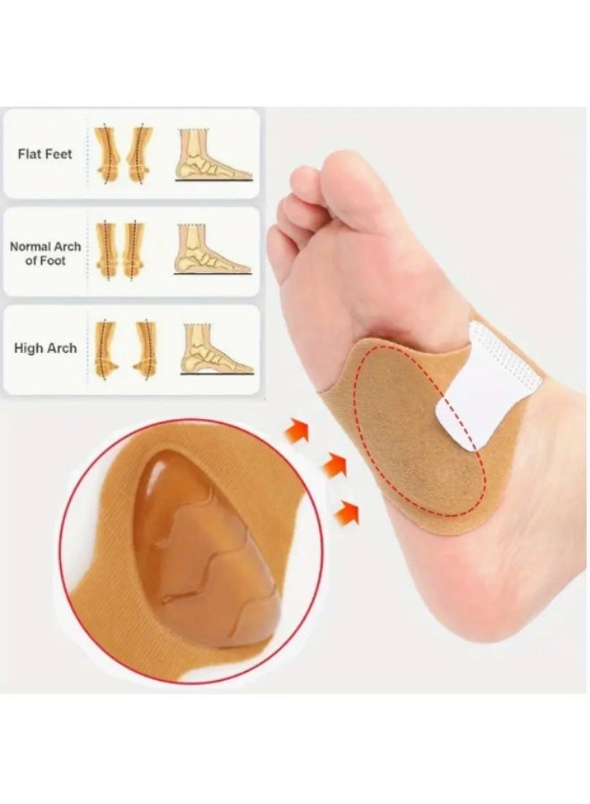 Flat Heel Arch Support Insoles, Suitable for Flat Feet, High Arches, and Arch Deficiency, Can Be Worn Under Socks,Fits All Shoe Types(1 Pair) - Image 2