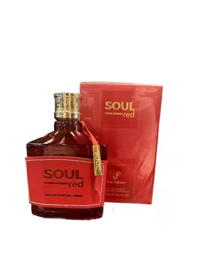 jean antoine - Soul Red - EDP - Pour Homme - 100ml - Image 1