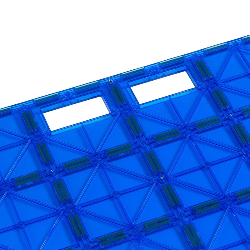Playmags Super Durable Building Stabilizer Tile with Carrying Handle for Easy Play, 12 x 12. Great add on to All Magnet Tiles Sets, Works with All Leading Brands (1 Pack - Colors May Vary) - Image 2