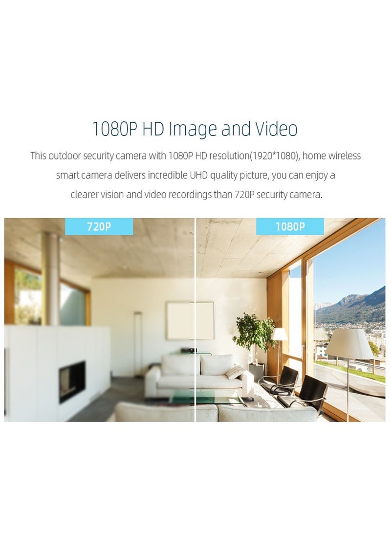 Mi VAZA - Smart Security Camera - 1080P - 6000mAh Battery  - Support Tuya, Alexa, Google - Support Micro SD Card - Image 1