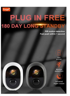Mi VAZA Smart Security Camera - 1080P - 6000mAh Battery  - Support Tuya, Alexa, Google - Support Micro SD Card  - Image 2