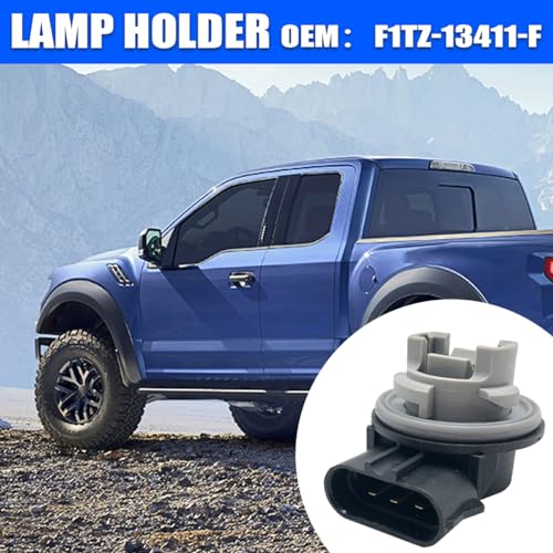 BESULEN Turn Signal Light Bulb Socket, Light Socket Wire Harness Holder, F1TZ-13411-F Compatible with F150, LED Bulb Tail Brake Light Lamp Holder, Automotive Replacement Accessories - Image 2