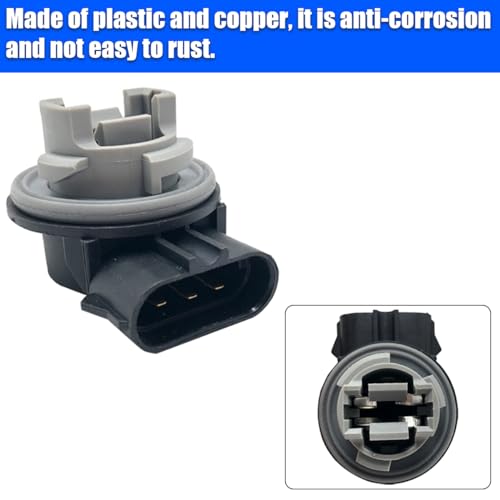 BESULEN Turn Signal Light Bulb Socket, Light Socket Wire Harness Holder, F1TZ-13411-F Compatible with F150, LED Bulb Tail Brake Light Lamp Holder, Automotive Replacement Accessories - Image 4